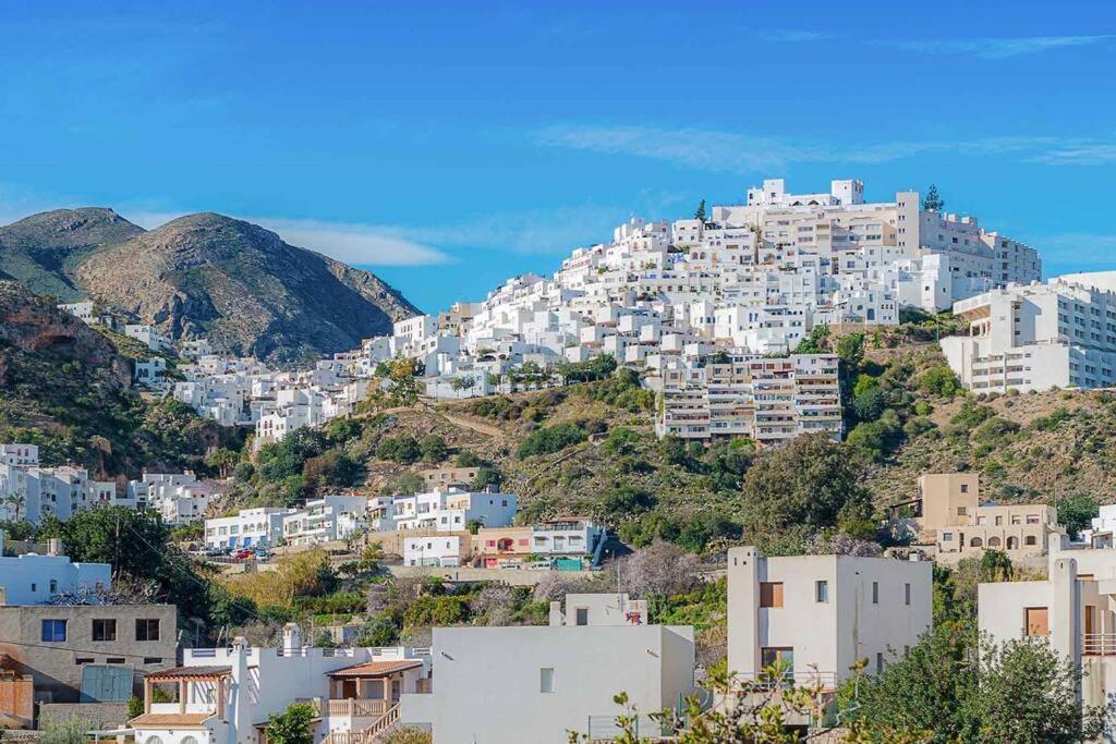 Great Sea View, Pool & Parking Apartment Mojacar Exterior photo